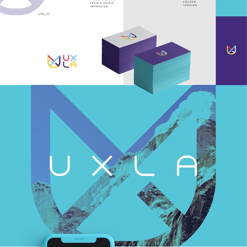 Inviting design with the title 'UX Company Branding'