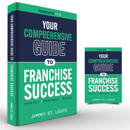 Typography book cover with the title 'Your Comprehensive Guide to Owning and Operating a Franchise'