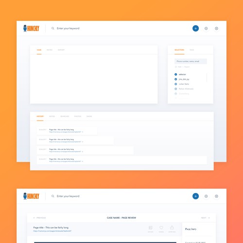Pop up design with the title 'Full investigation tool'