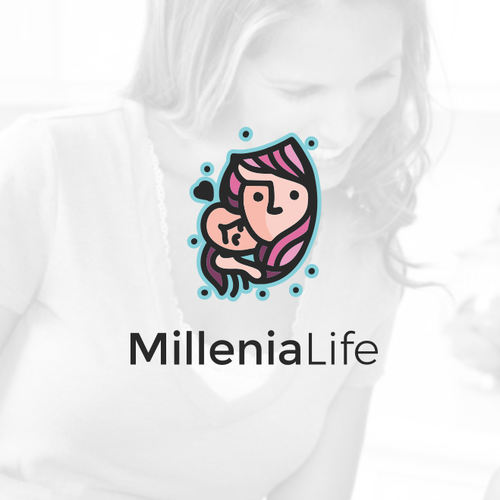 Original design with the title 'Design a logo for a new company reaching millennial moms'