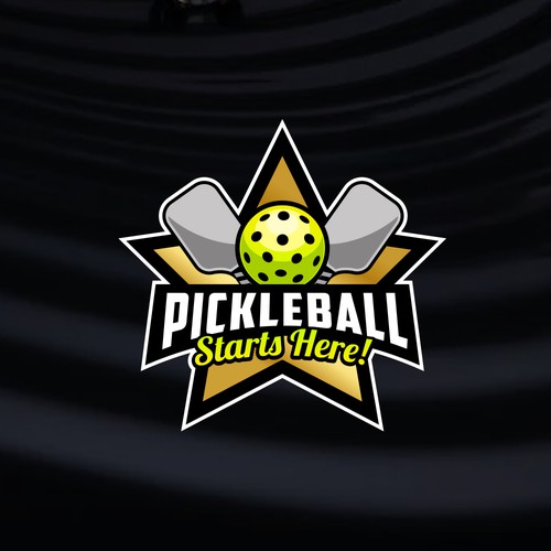 Pickleball  logo with the title 'Pickleball'
