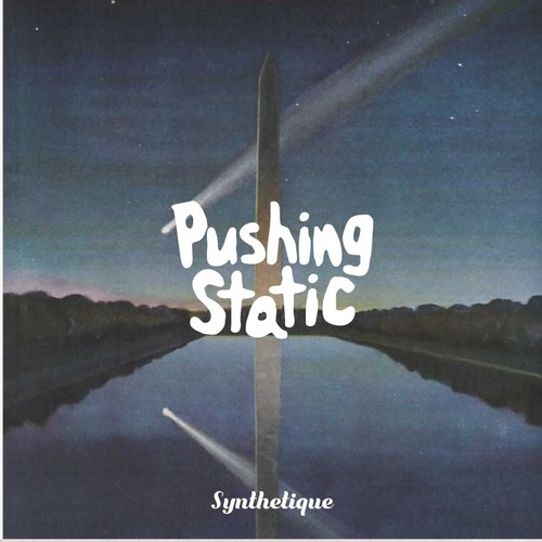 Indie logo with the title 'Indie/synth pop band looking for 1980s style designs for album artwork. Album name is “Synthetique”'