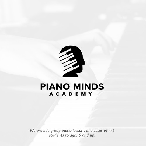 Key design with the title 'Piano Minds'