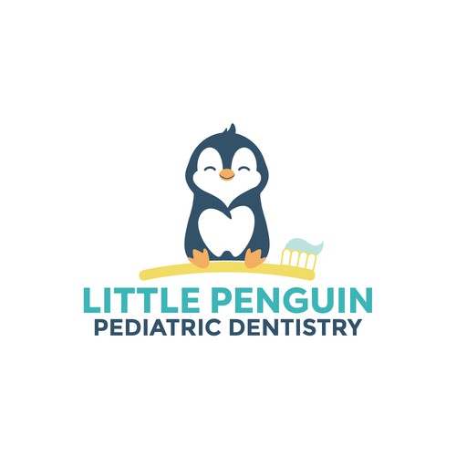 Penguin design with the title 'Little Penguin'