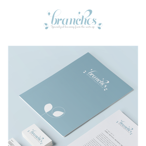 Autism logo with the title 'Logo for old school & simple feel for a potential preschool called "branches"'