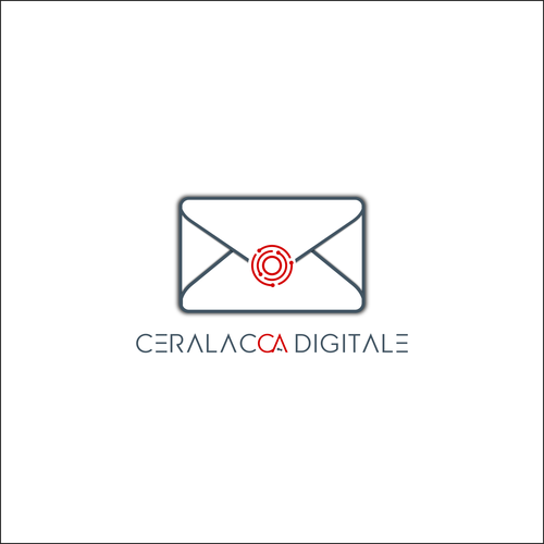 Lock logo with the title 'CERALACCA DIGITALE LOGO'