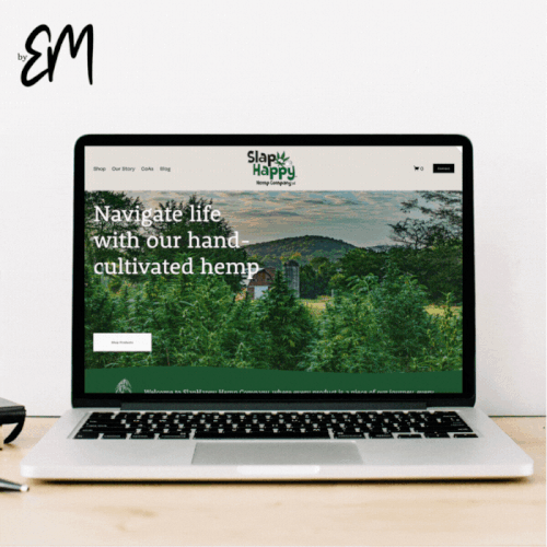 Veteran design with the title 'Hemp Company Store'