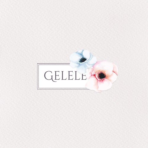Botanical brand with the title 'logo design'