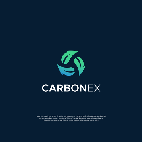 Carbon design with the title 'The World Carbon Credit Exchange platform'