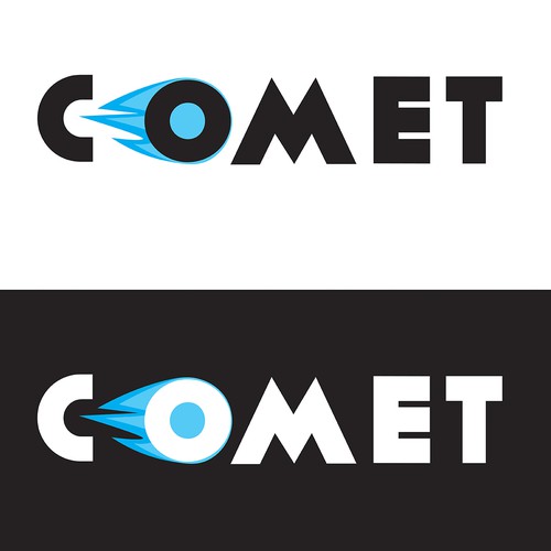 Fly brand with the title 'Bold Logo for comet'