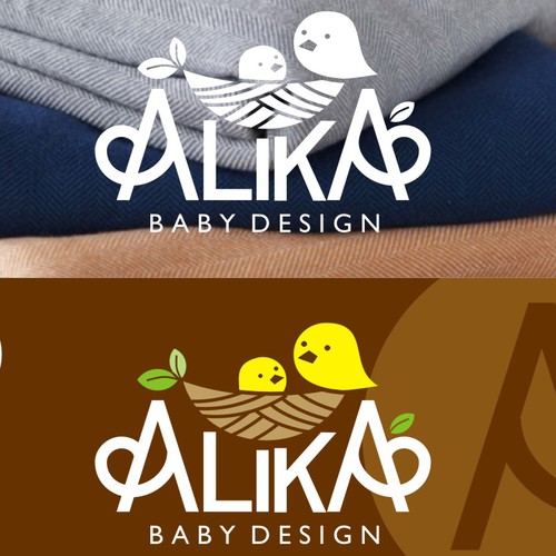 Baby brand with the title 'Natural and Cute logo for Alika'