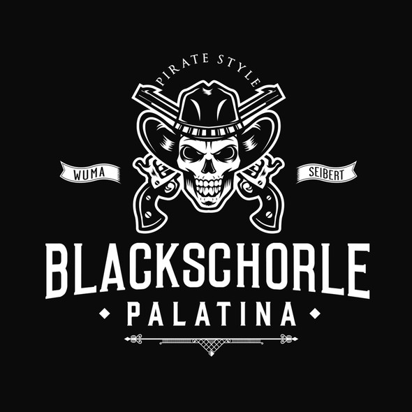 Single-color design with the title 'Bad Dürkheim or Palatina - BlackSchorle - (Name of the Mix: Cowboy Style, Pirates Style)'