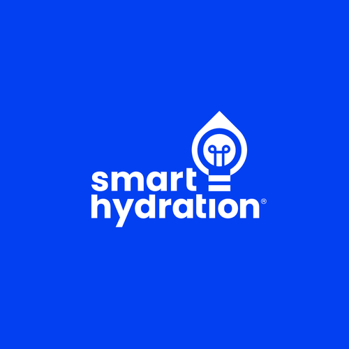 Lightning logo with the title 'smart hydration'