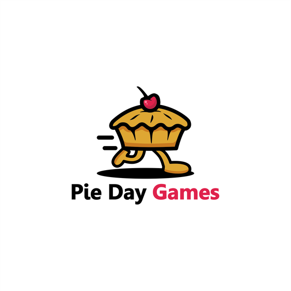 Running logo with the title 'Create a kickass logo for a new indie game studio.'