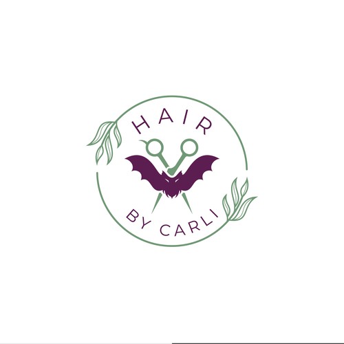 Funky logo with the title 'Edgy and funky logo design for hairstylist - appealing to weirdos and plant lovers'