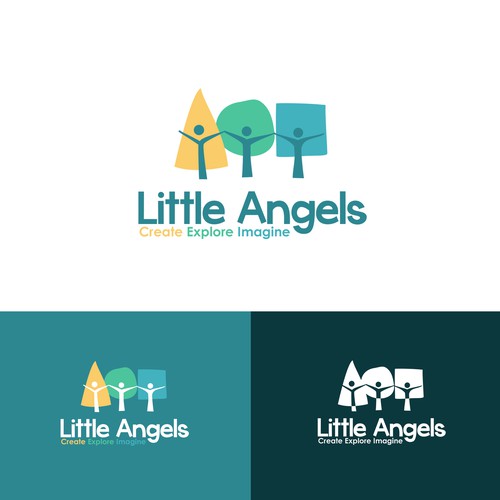 Angel logo with the title 'Little Angels'