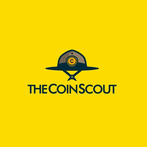 Currency design with the title 'The Coinscout Crypto Currency Portal is looking for a Logo with Recognition Factor'