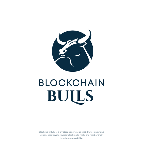 Bitcoin brand with the title 'Blockchain Bulls'
