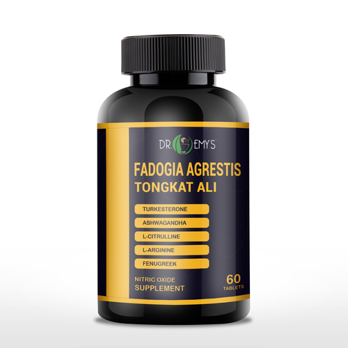 Vitamin label with the title 'Supplement label design'