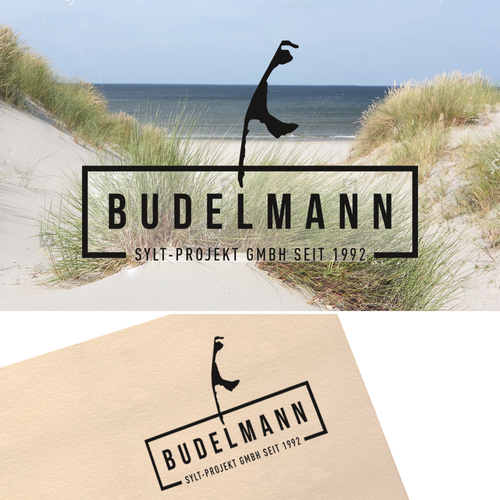 Corporate design logo with the title 'Modernes und anspruchsvolles Logo für die "Budelmann Sylt-Projekt GmbH"'