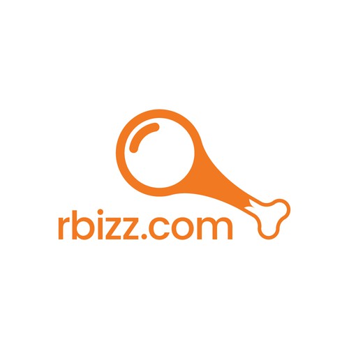 Review design with the title 'rbizz.com logo design'
