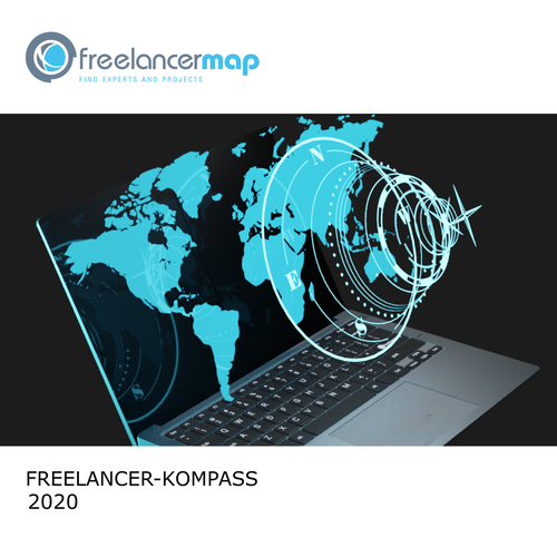 Custom graphic design with the title 'Modern Presentation Template for a Freelance Website'