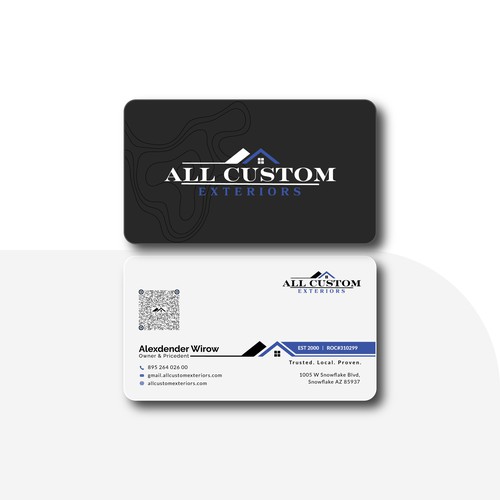 QR code design with the title 'Dynamic Business Card'