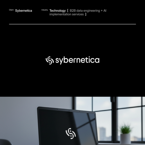 Modern logo with the title 'Sybernetica – Consolidating Enterprise Data Infrastructure '