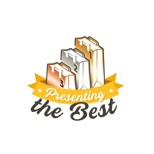 Bag logo with the title 'Presenting The Best'