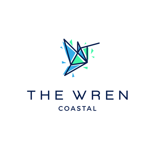 Hummingbird logo with the title 'The Wren Coastal'