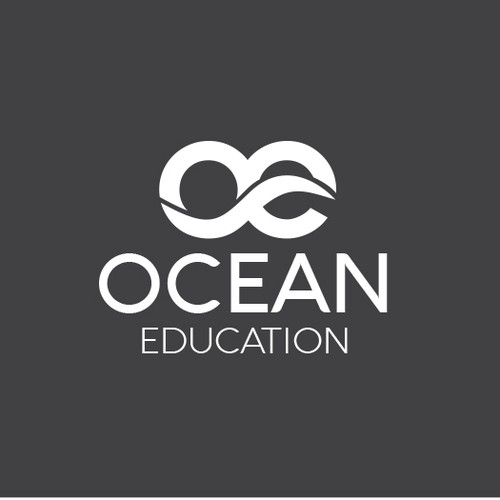 Marine logo with the title 'Ocean Education logo'