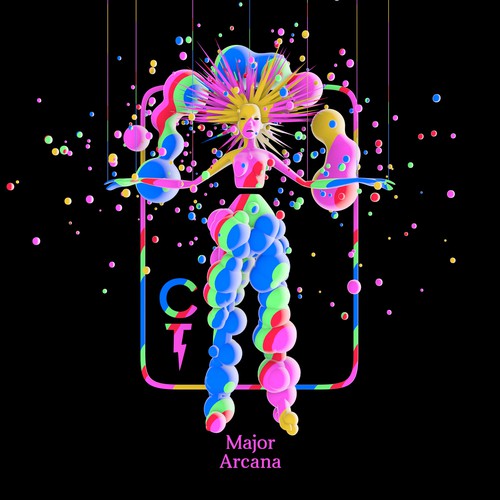 Tarot design with the title 'Album Cover for Rock Band'