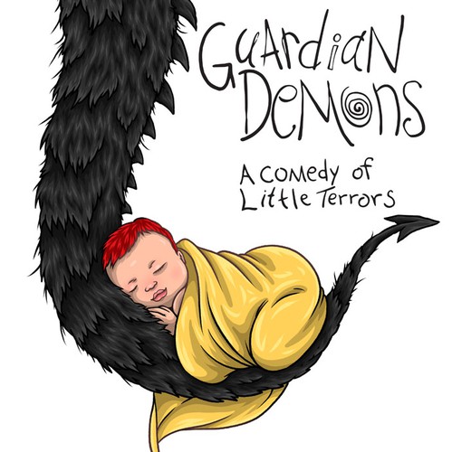 Novel artwork with the title 'Guardian Demons'