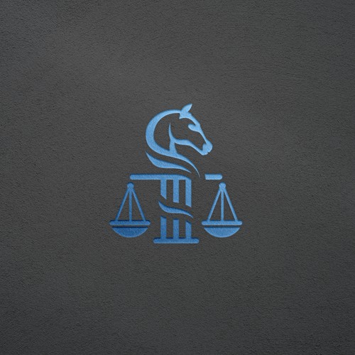 Pillar logo with the title 'Contreras Family Law Logo Concept'