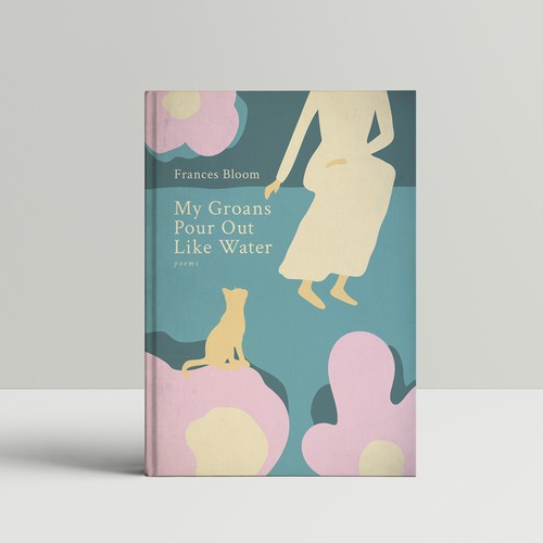 Poetry book cover with the title 'Illustration for poetry book'