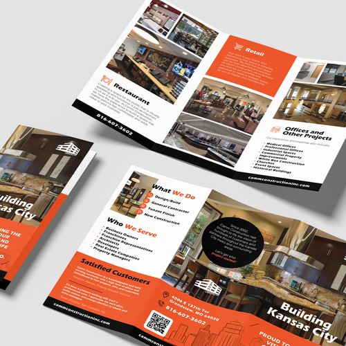 Construction design with the title 'Camm Construction'