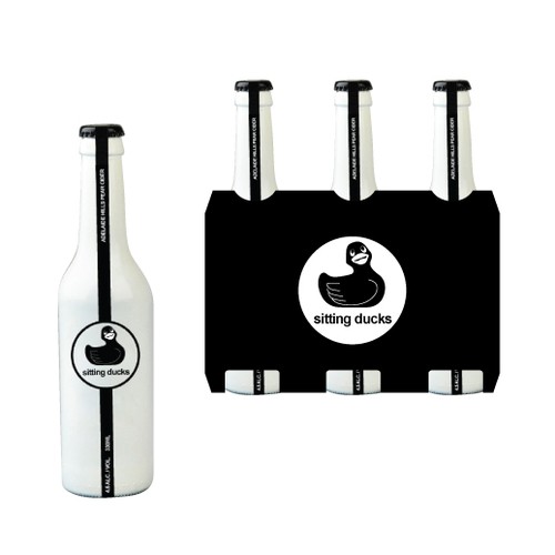 Cider label with the title 'Rocland Estates needs a new product label'