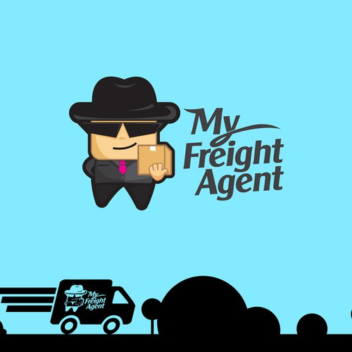 Cool brand with the title 'My Freight Agent'
