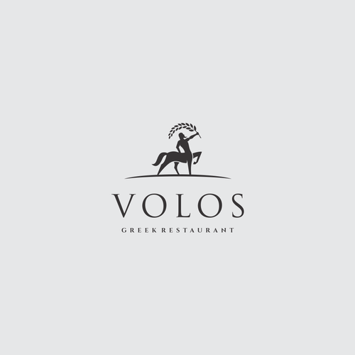 Greek logo with the title 'Logo concept for Volos'