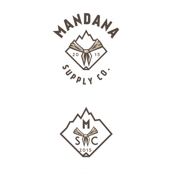 大手帕标志的标题“Mandana供应有限公司”