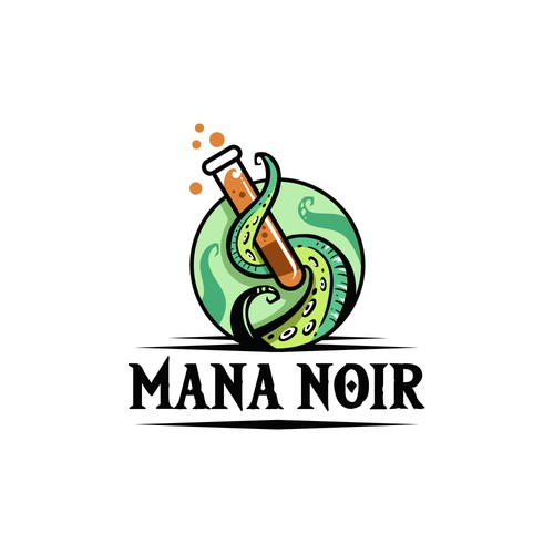 Octopus logo with the title 'Potion logo'