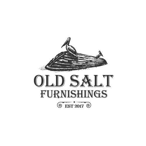 Pelican logo with the title 'Old Salt Furnishings'