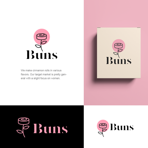 Bakery logo with the title 'Buns'