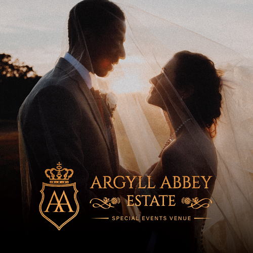 Venue logo with the title 'Logo for a wedding venue in Scotland'