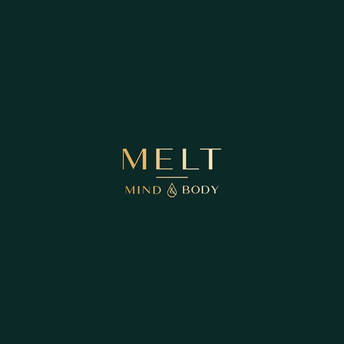 Packaging logo with the title 'Modern and sophisticated logo for MELT'