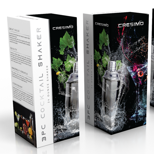 Drink packaging with the title 'Cresimo'