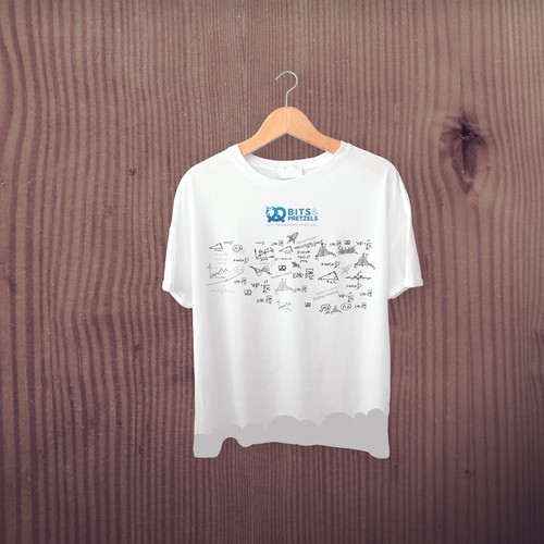 Internet t-shirt with the title 'Bits Pretzals T Shirt Design'