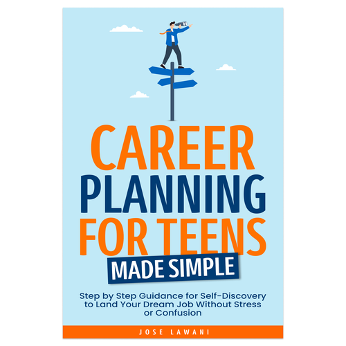 Teen book cover with the title 'Career Planning for Teens Made Simple'