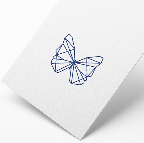 Butterfly brand with the title 'Elegant and stylish design for a modern financial advice firm'