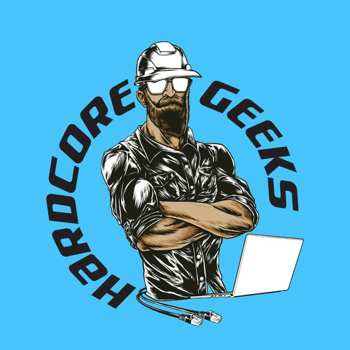 Lumberjack design with the title 'Illustration for t-shirt design'